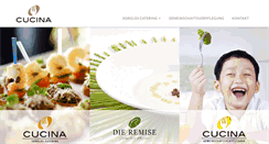 Desktop Screenshot of cucina-catering.de